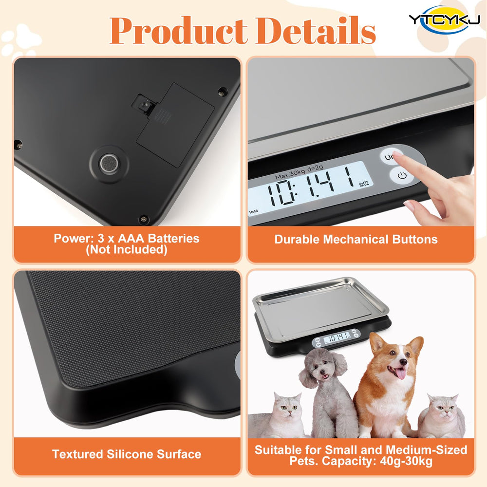 Capacité 30 kg adaptée pour chiens et chatons avec YTCYKJ.