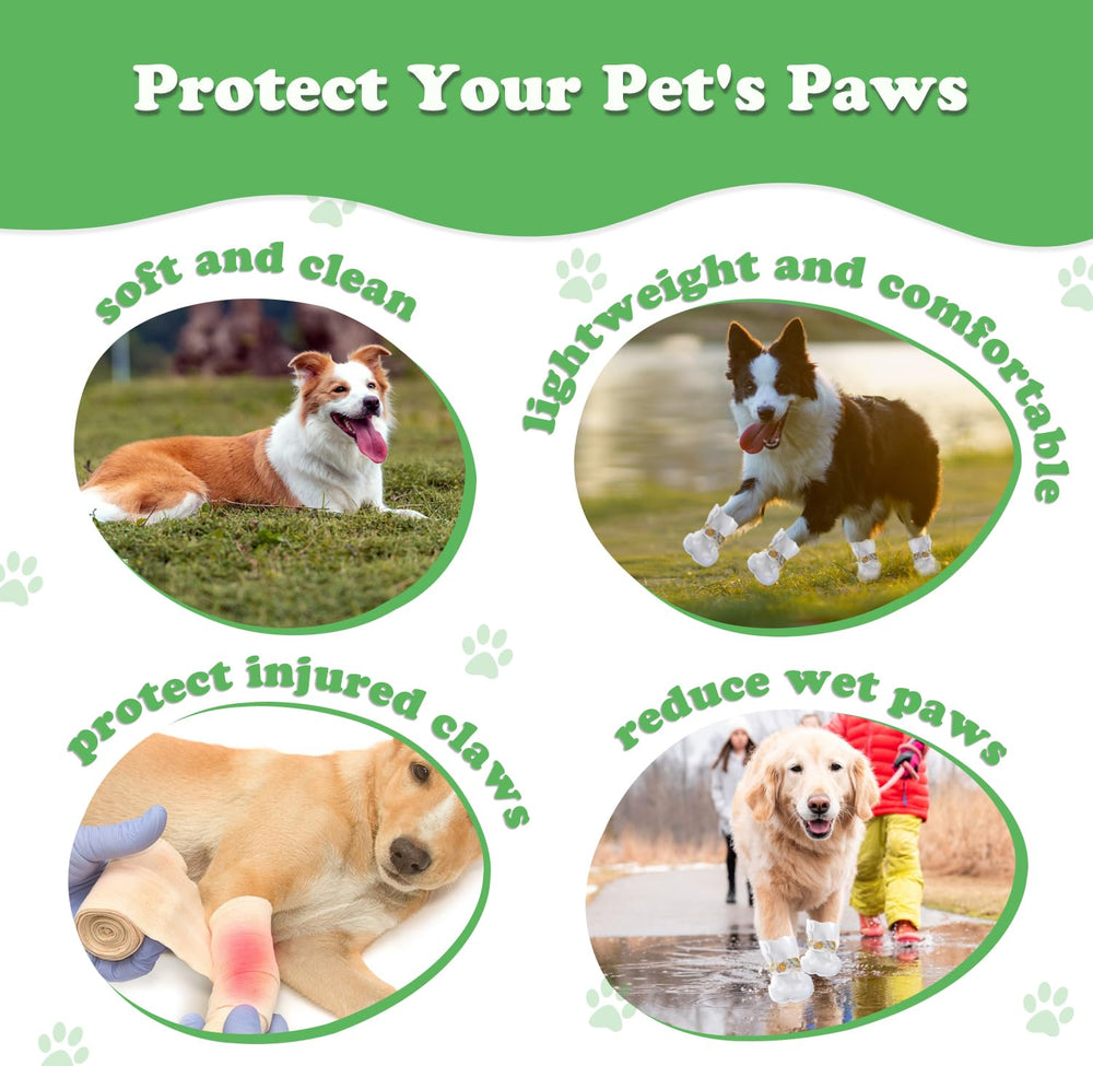 Protections griffes YTZJ Direct, blanc, parfaites après petites blessures.