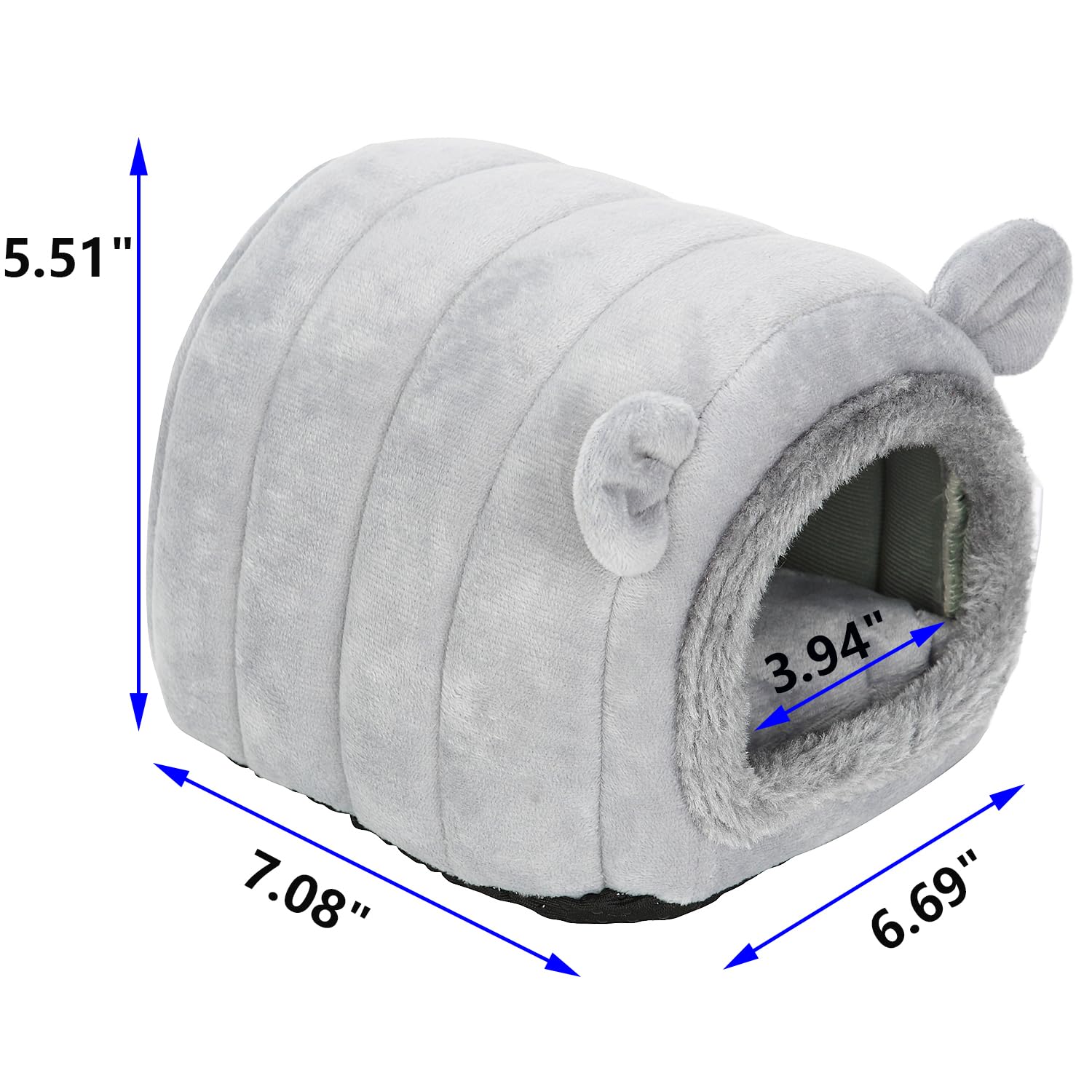 YUANST nid caverne hamster – intérieur spacieux pour sommeil douillet.