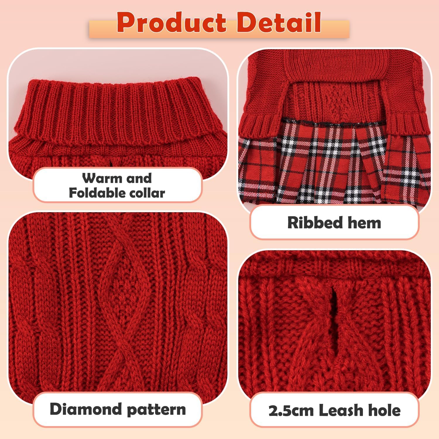 Détail tricot doux YUDODO, confort quotidien lors des promenades.