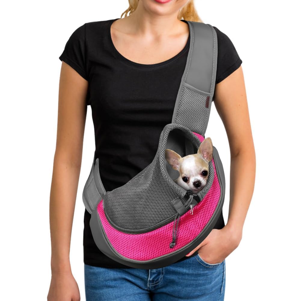 Porte-chat YUDODO rose 1.0 S reste près de votre compagnon.