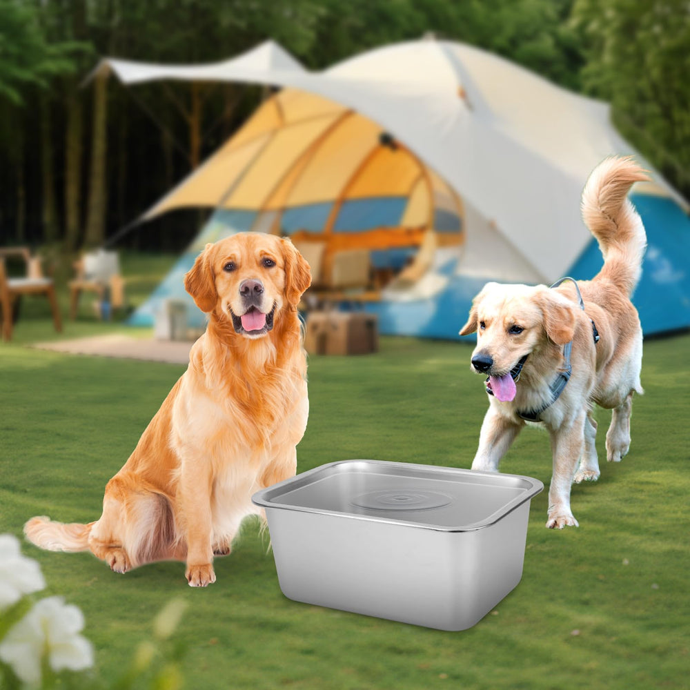 Bol YUEPET grande capacité, idéal pour nourrir et hydrater les chiens toute la journée.