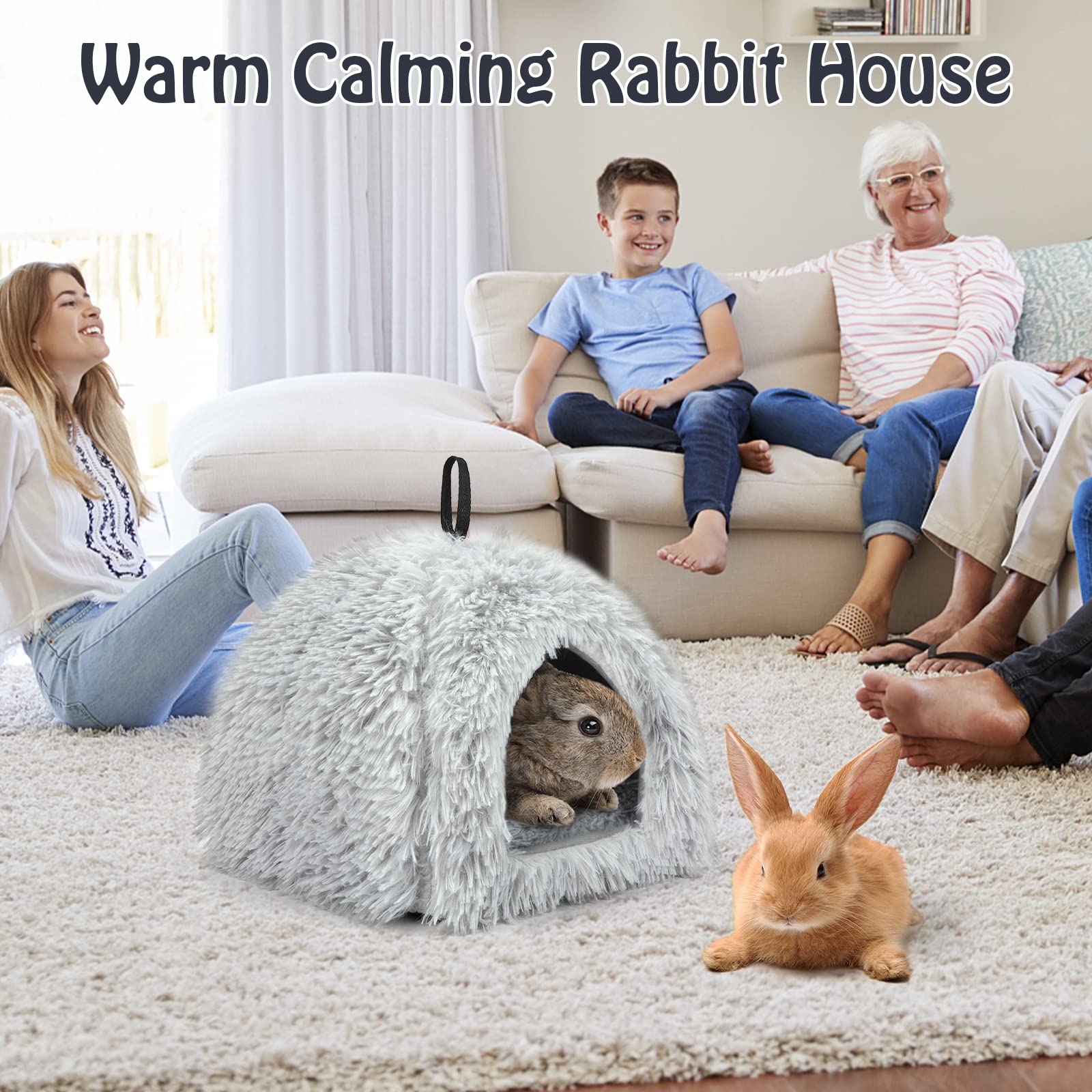 Nettoyage facile YUEPET, housse amovible et lavable pour petits animaux.