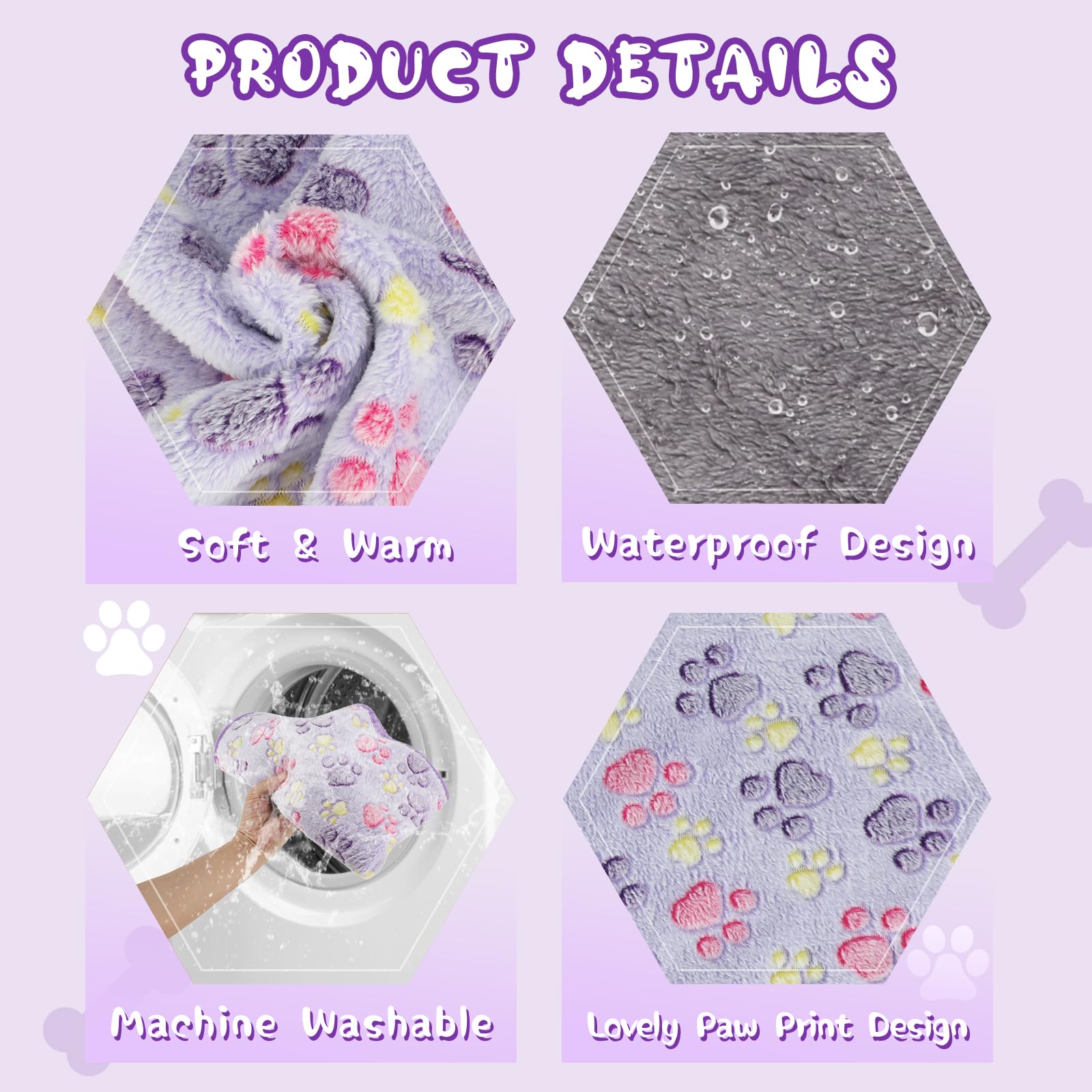 YUEPET couverture réversible en polaire pour un confort durable