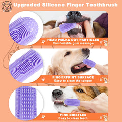 Brosse dentaire YUEYUEJIA pour chien masse les gencives en douceur.