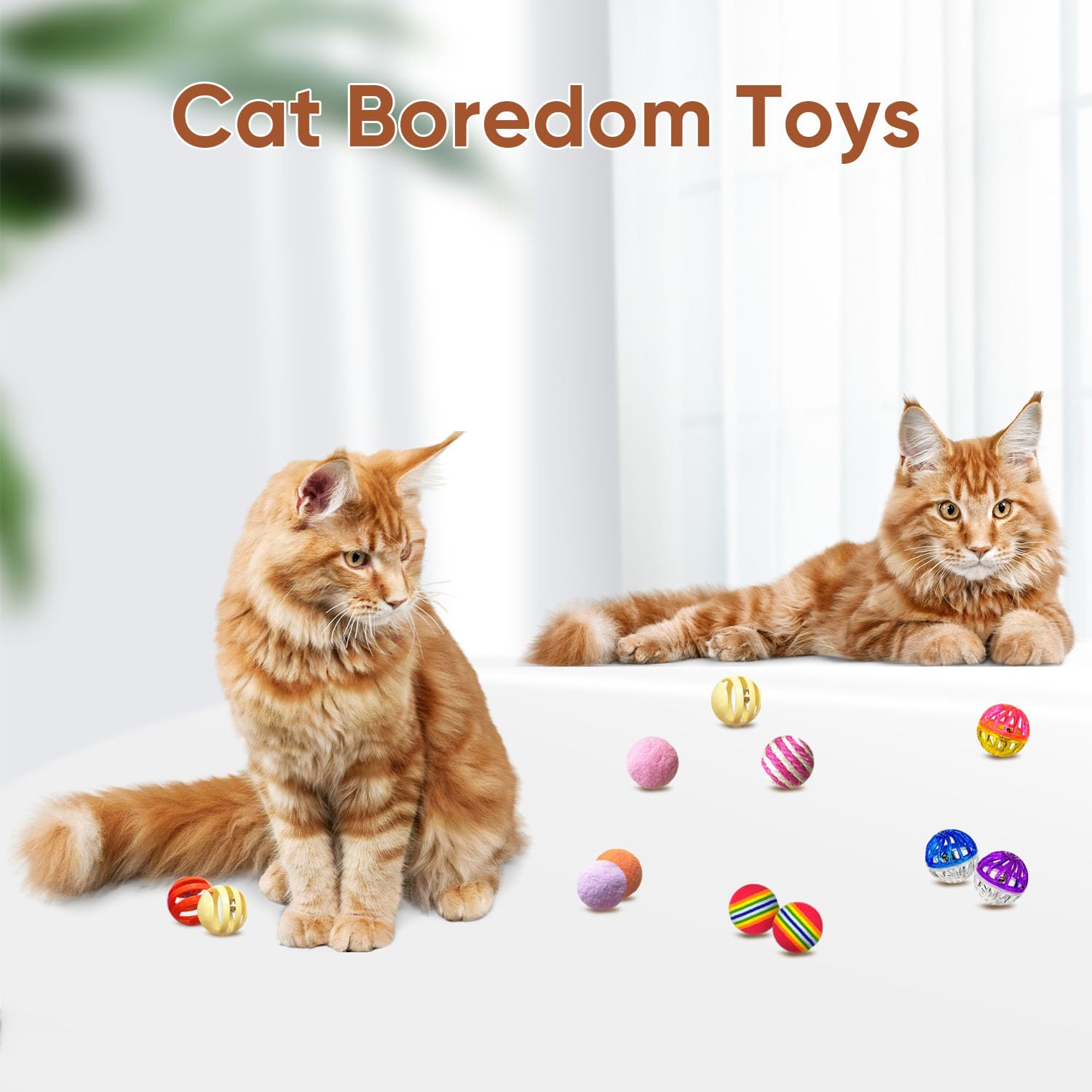 Jouets YULOYI Ensemble de jeux pour chat d intérieur, parfait pour varier les séances.