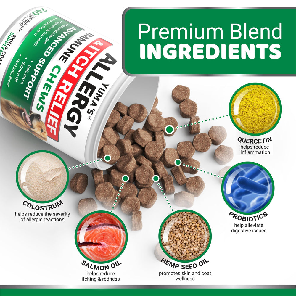 YUMA'S friandises allergie chien - convient à tous les âges et tailles.