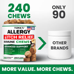 YUMA'S friandises allergie chien - texture tendre facilitant l’administration quotidienne.