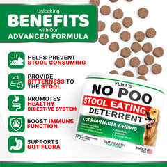 Friandises YUMA'S No Poo Chews pour chien, goût apprécié.