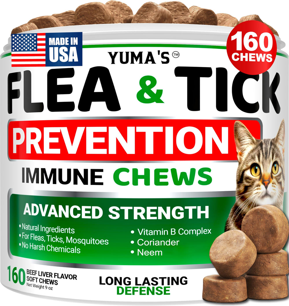 YUMA'S Traitement puces chats – emballage pratique pour une utilisation quotidienne.