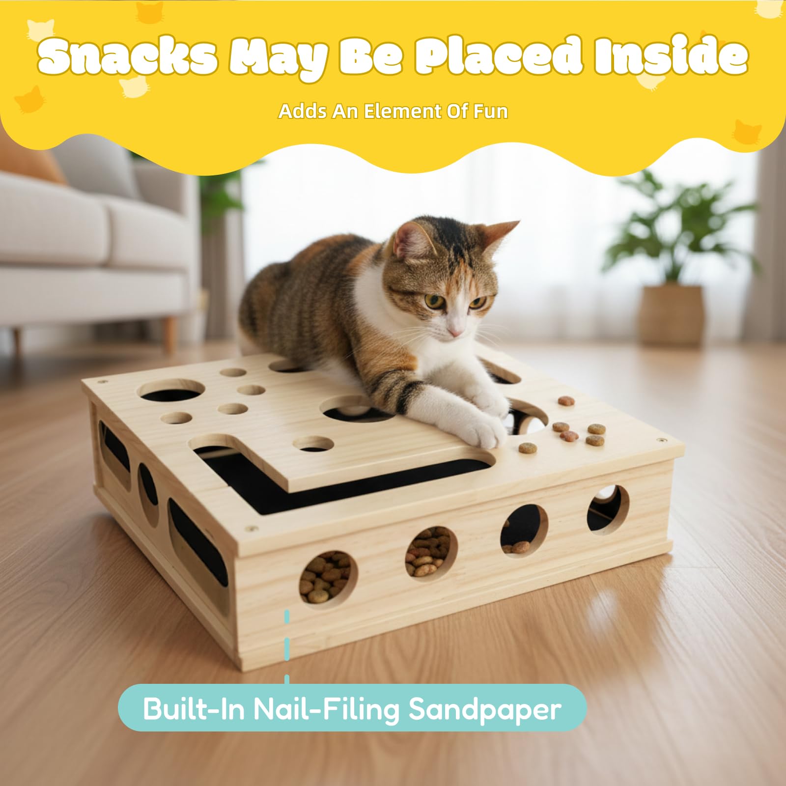 Design bois naturel Yumcute, discrète et durable dans votre intérieur.