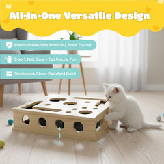 Tampon abrasif Yumcute pour limer les griffes en douceur pendant le jeu.