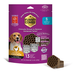 Yummy Combs; forme miel dent: nettoyage 360° autour des dents et gencives.