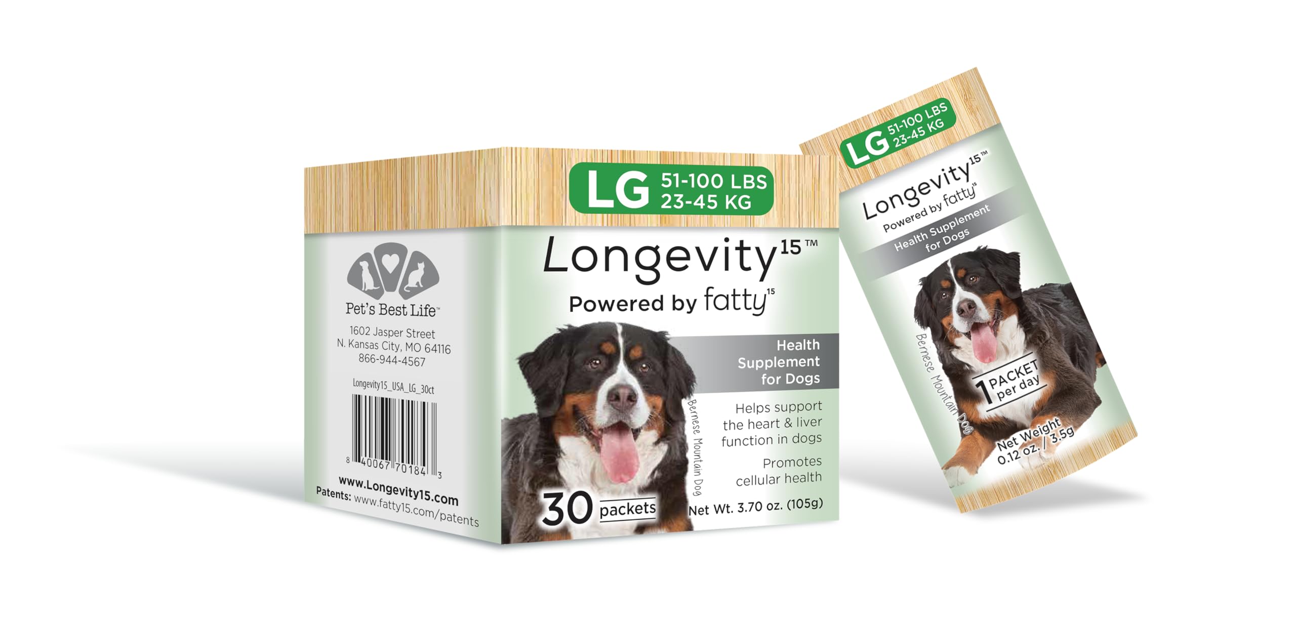 Emballage Longevity15 de Yummy Combs, option durable et respectueuse de l’environnement.