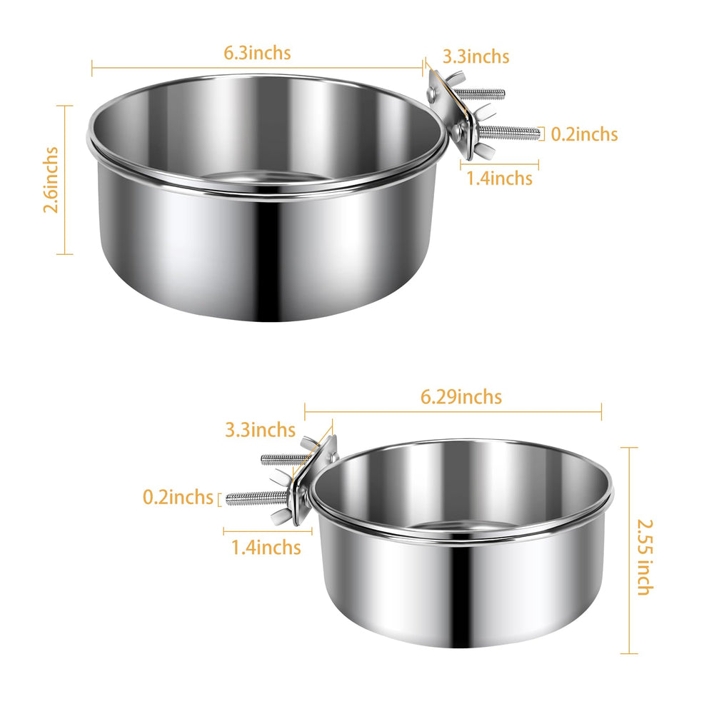 Bol en acier inoxydable Yummy Sam, grande taille et durable.