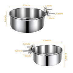 Bol en acier inoxydable Yummy Sam, grande taille et durable.