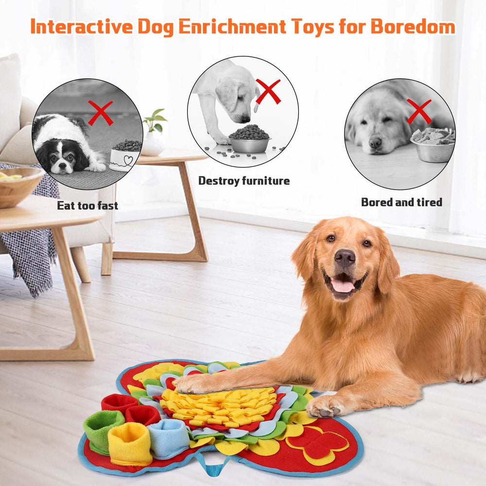 Jouets puzzle inclus avec le tapis Snuffle Yummy Sam, plaisir durable.