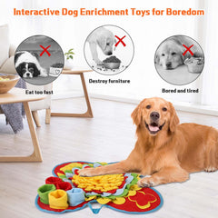 Jouets puzzle inclus avec le tapis Snuffle Yummy Sam, plaisir durable.