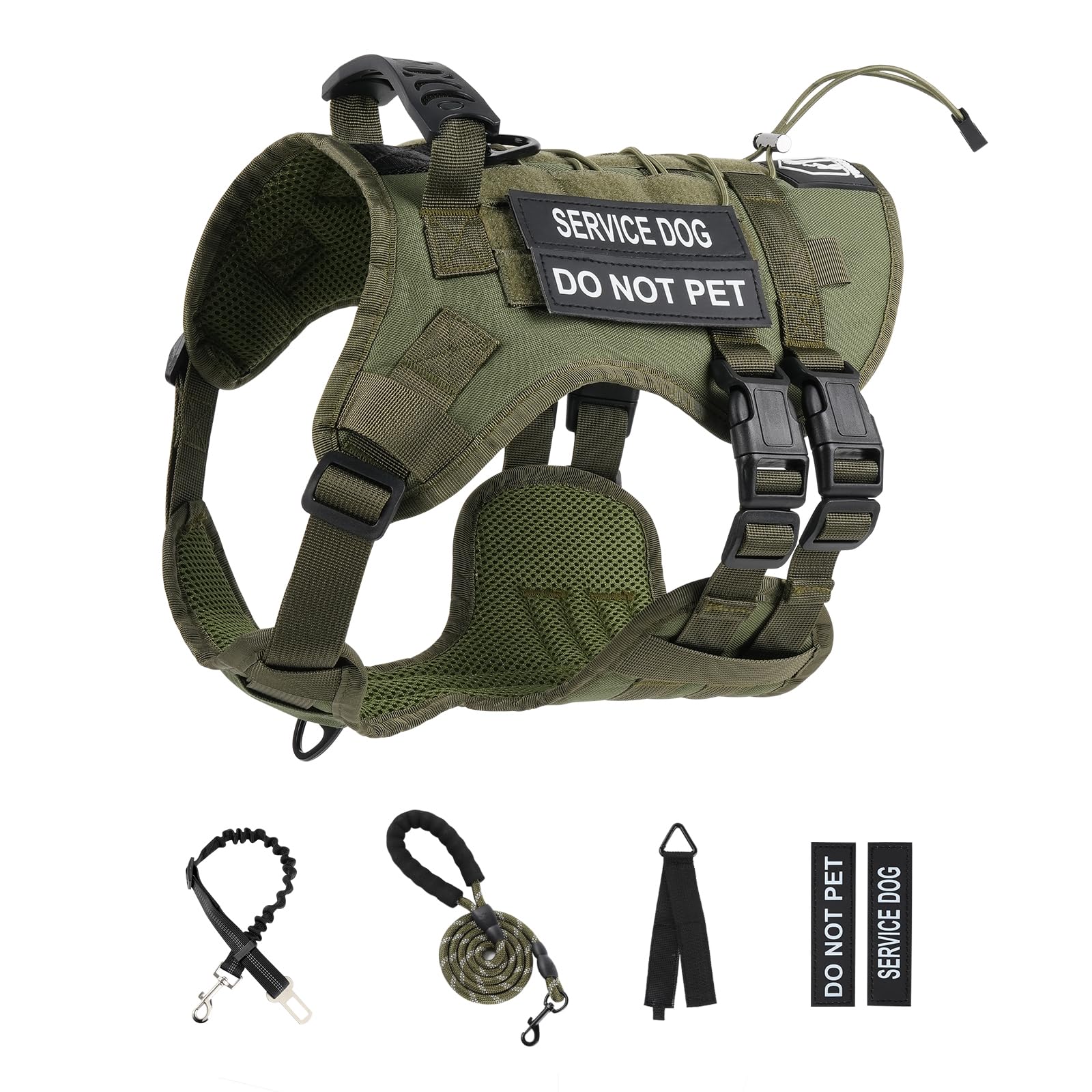 Pack d’accessoires Yungaspy inclut laisse et ceinture auto.