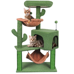 YUNIQUE Arbre à chats – balle suspendue pour jouer et chasser.