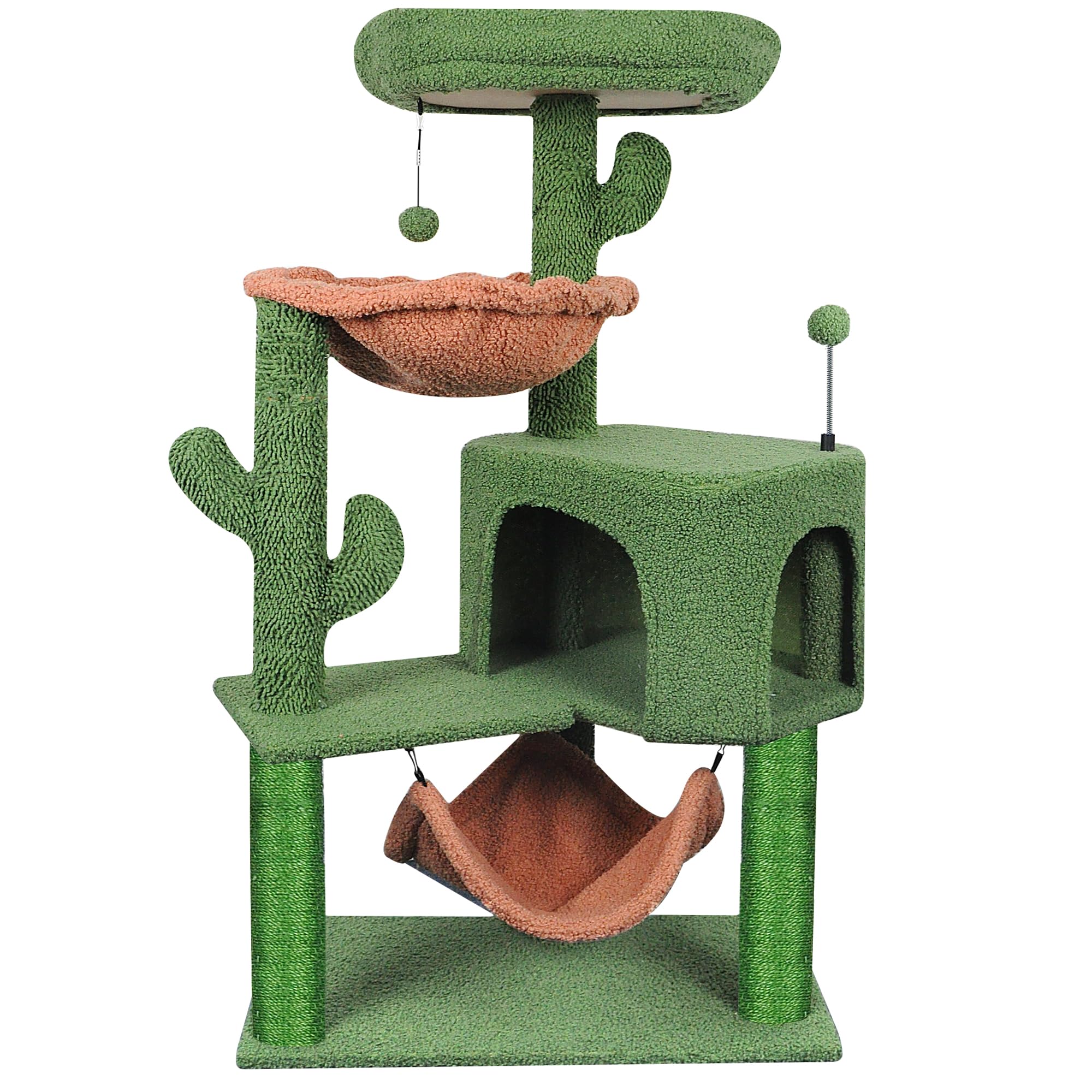 YUNIQUE Arbre à chats – base stable pour jeu sûr.