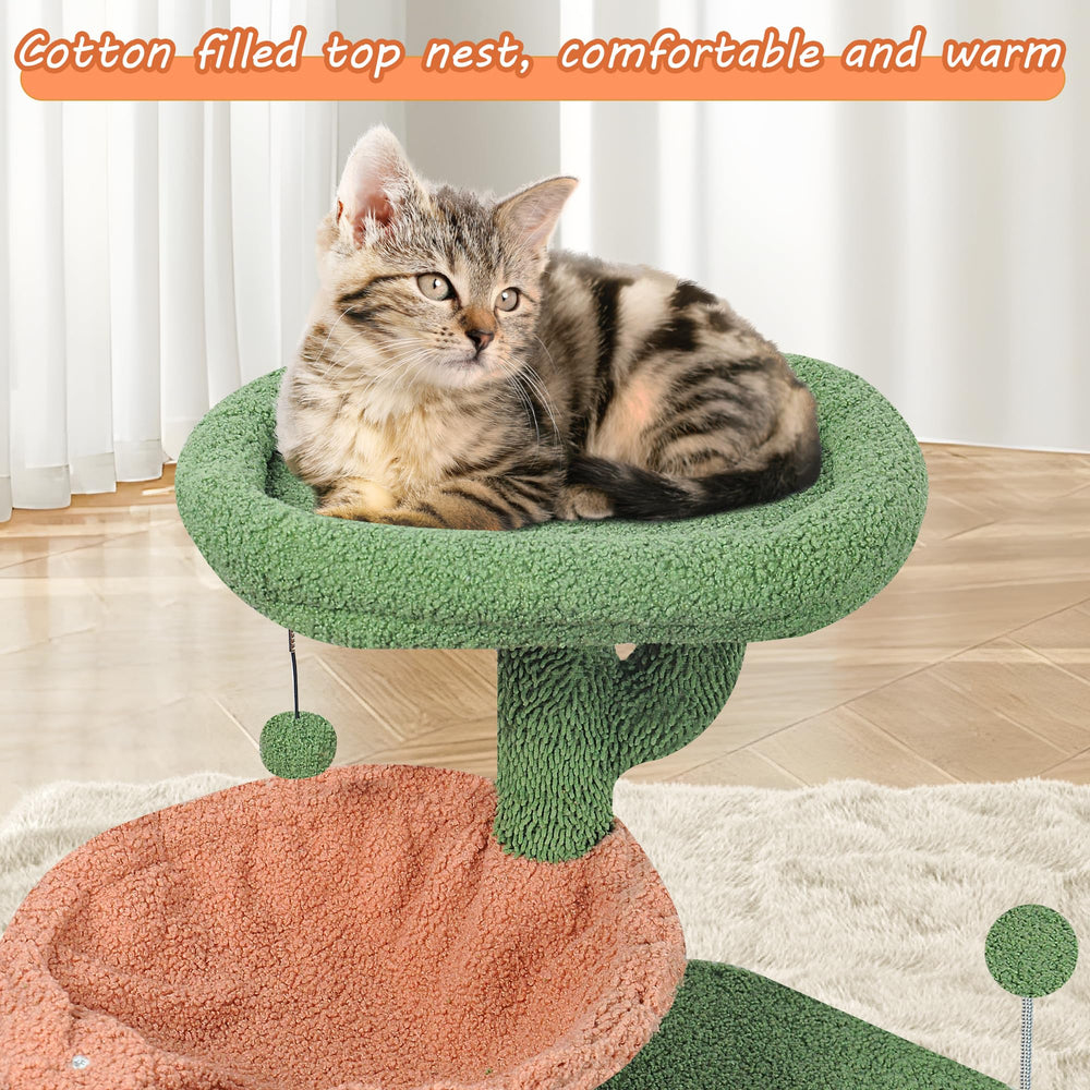 YUNIQUE Arbre à chats – lit suspendu amovible et lavable.