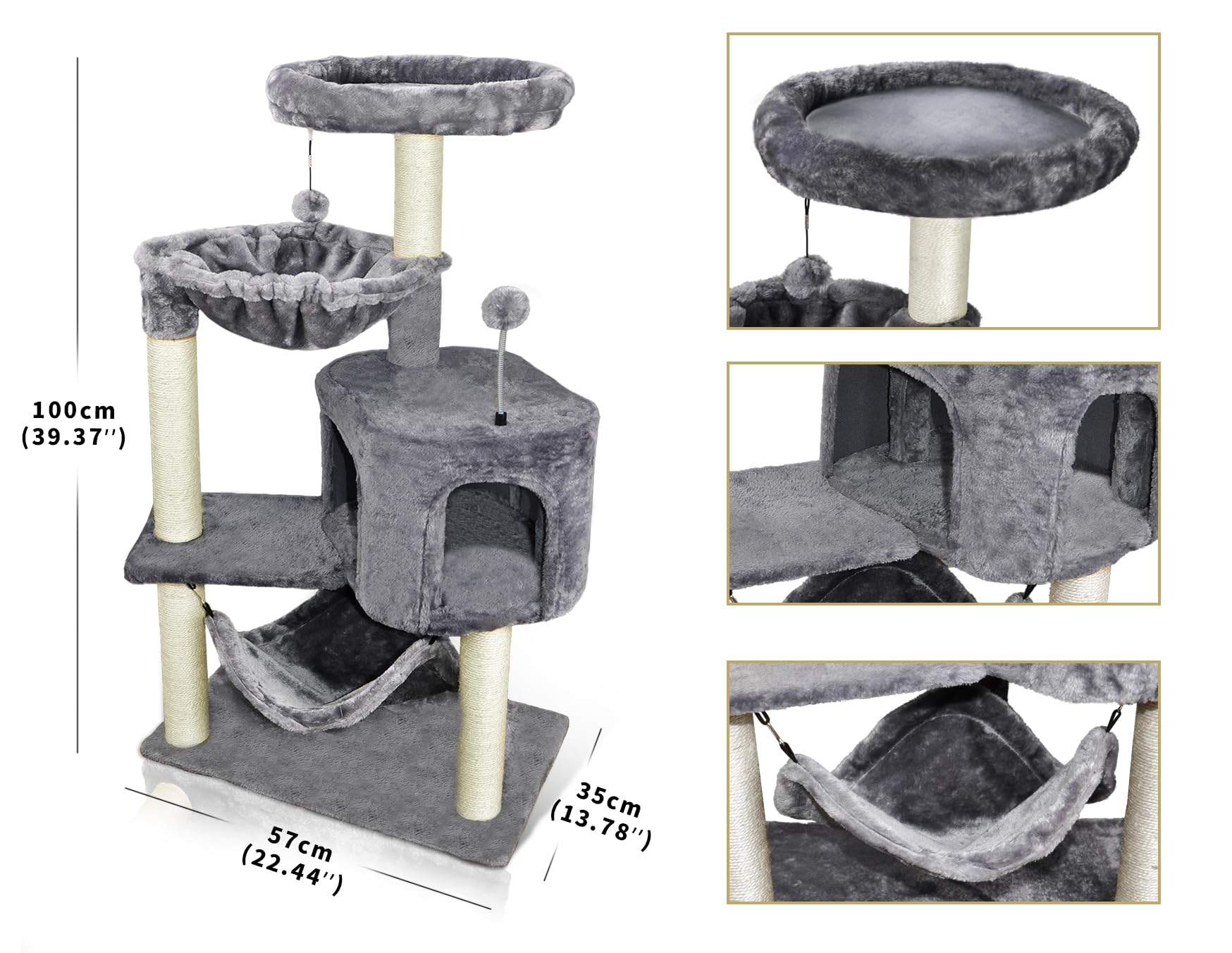 YUNIQUE boule pendante pour stimulation et jeu interactif