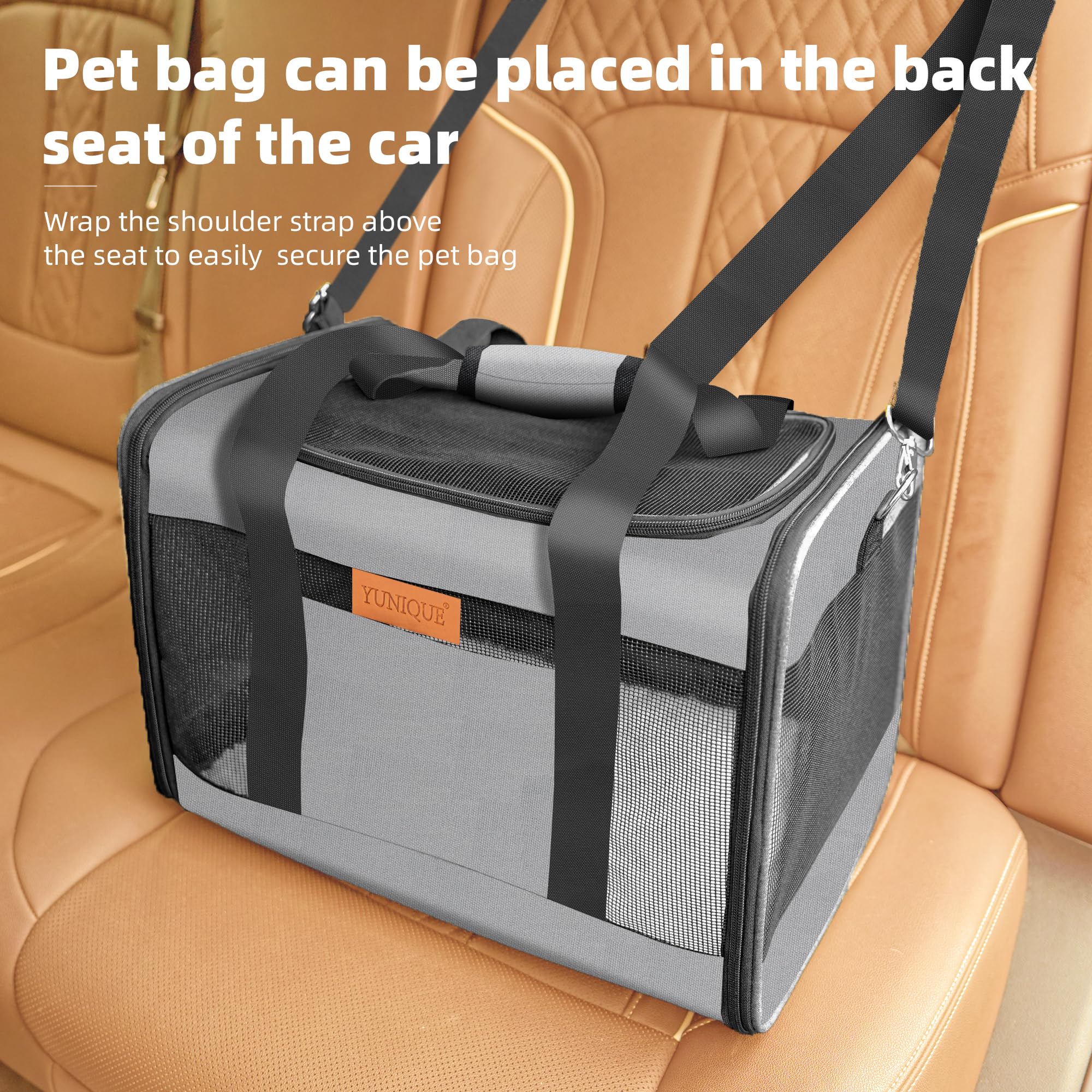 Porte-chat YUNIQUE étui de rangement de voyage, rangement pratique