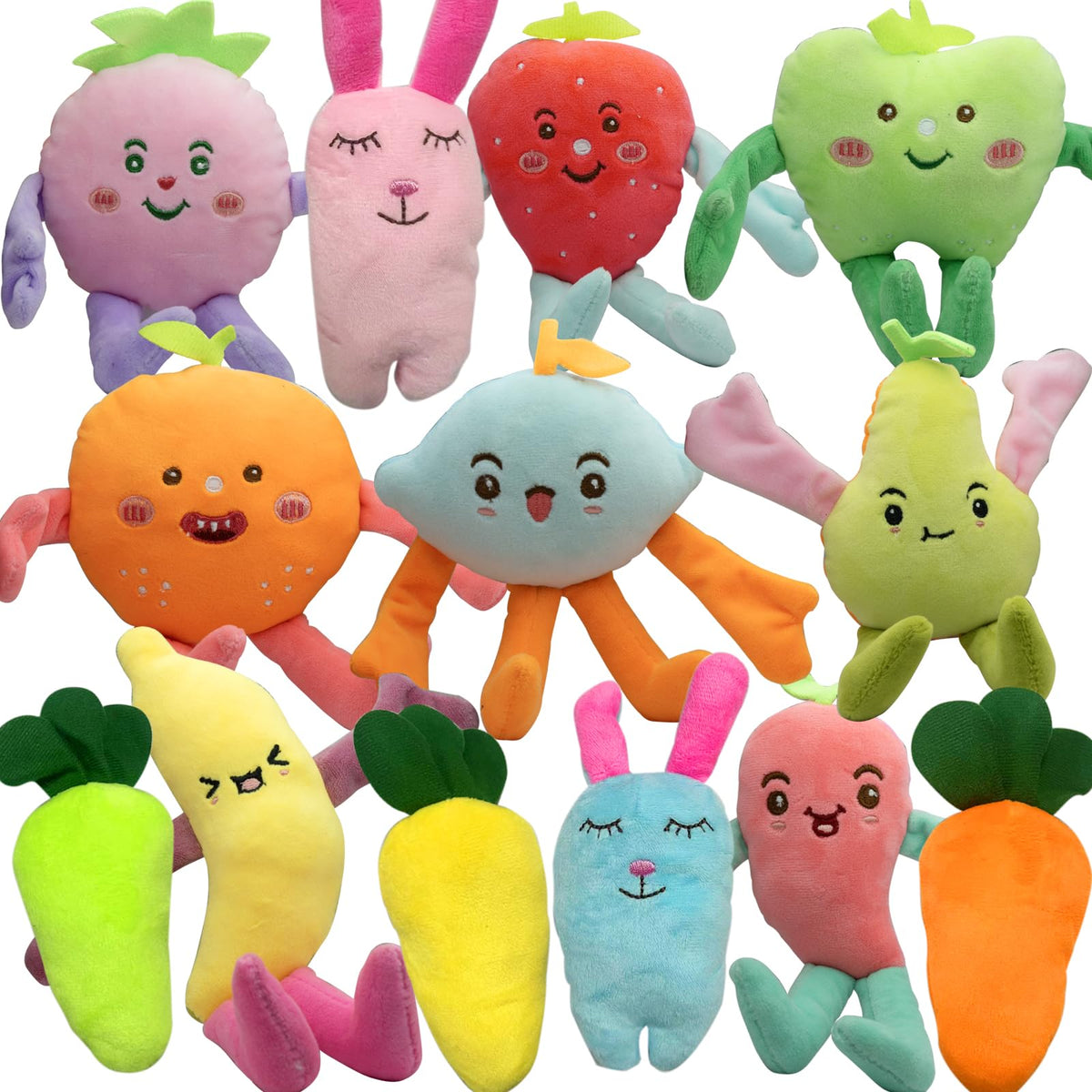 Jouet YUNKINGDOM carotte peluche avec sifflet pour chiot, stimule le jeu.