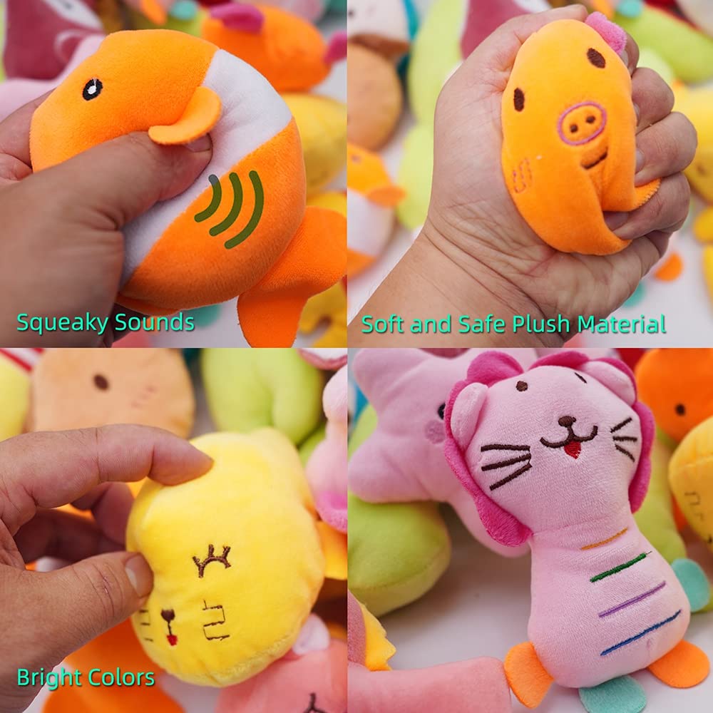 Jouets YUNKINGDOM pour chiots, peluche colorée et dentition apaisante.