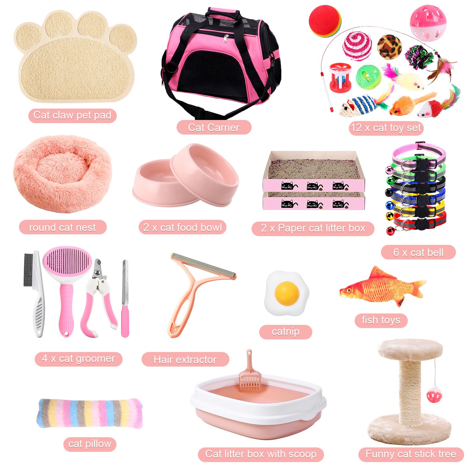 Porte-chaton rose YUNPHDA pour sorties faciles et sûres.