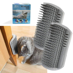 Yuntop 2-pack brosse-coignier mural: massage doux pour le pelage des chats