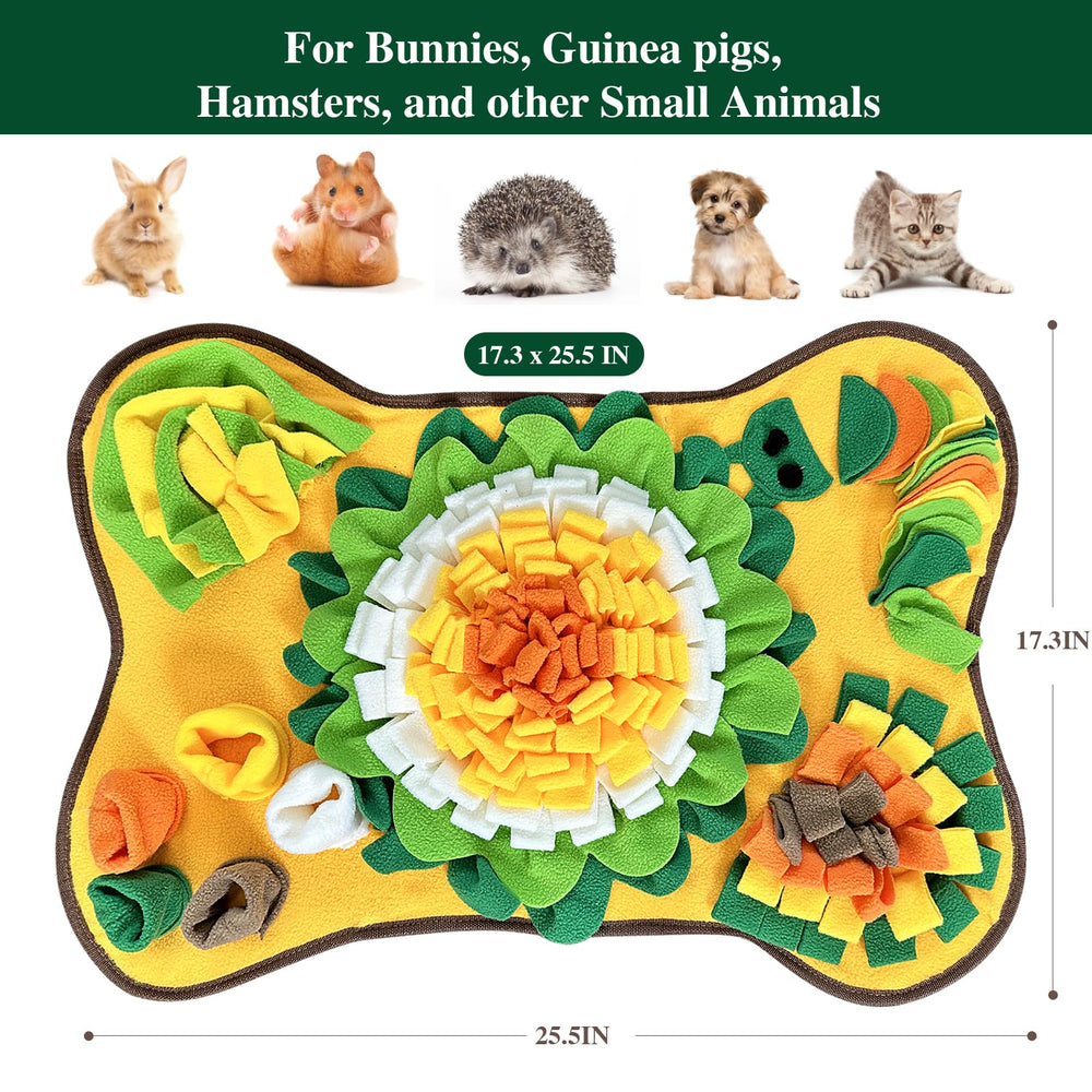 Jouet interactif Yuoaes pour forage, divertit le lapin pendant le repas