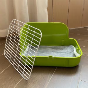 Litière Yuoaes — couleur vert herbe et design pratique.