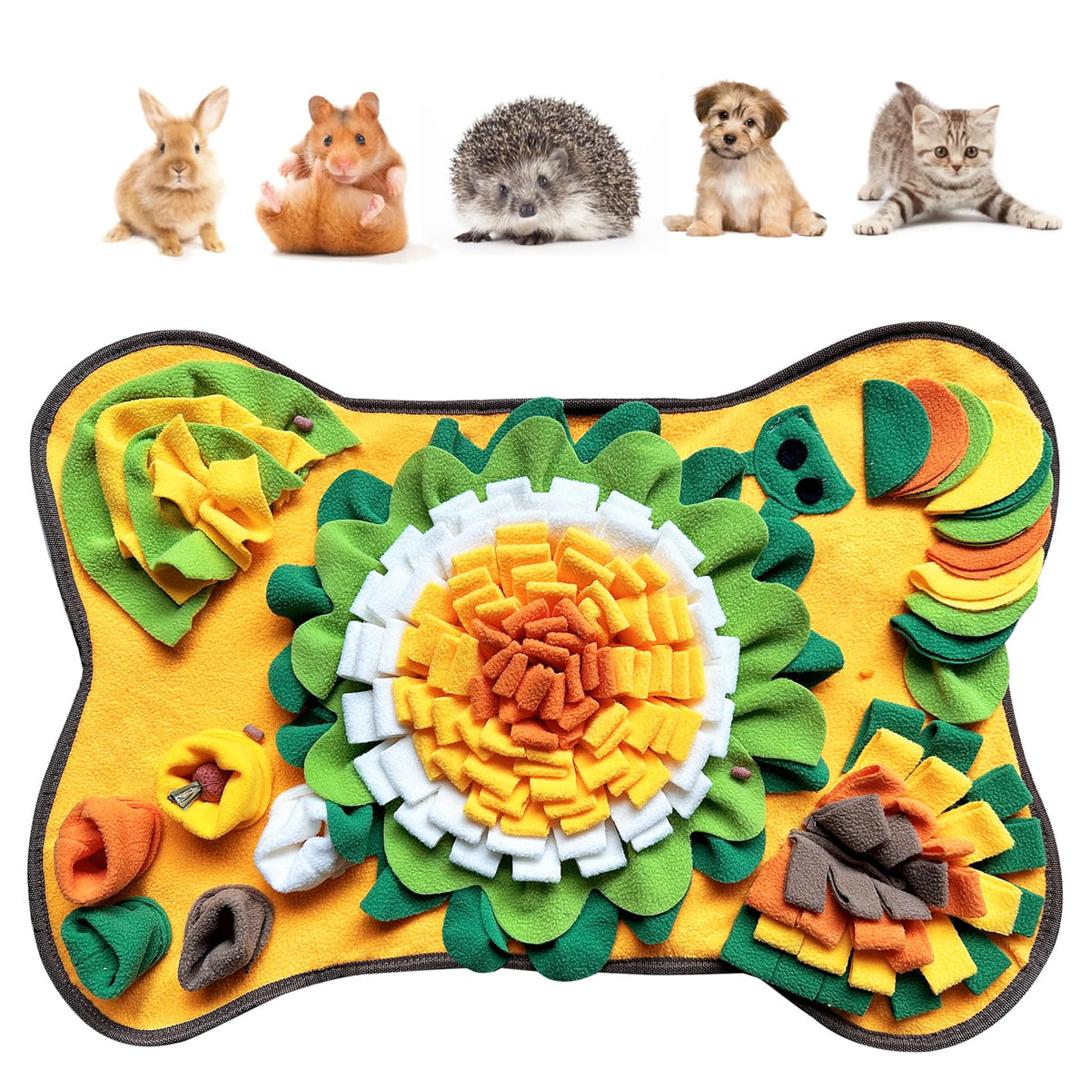 Yuoaes Tapis forage lapin, format 173x255, stimule la recherche et ralentit l'alimentation