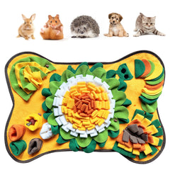 Yuoaes Tapis forage lapin, format 173x255, stimule la recherche et ralentit l'alimentation