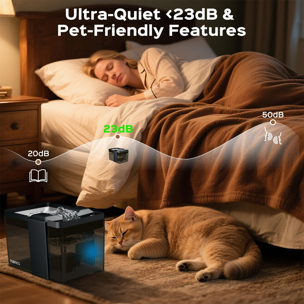 Pompe ultra-silencieuse, fonctionnement très discret pour des nuits calmes.