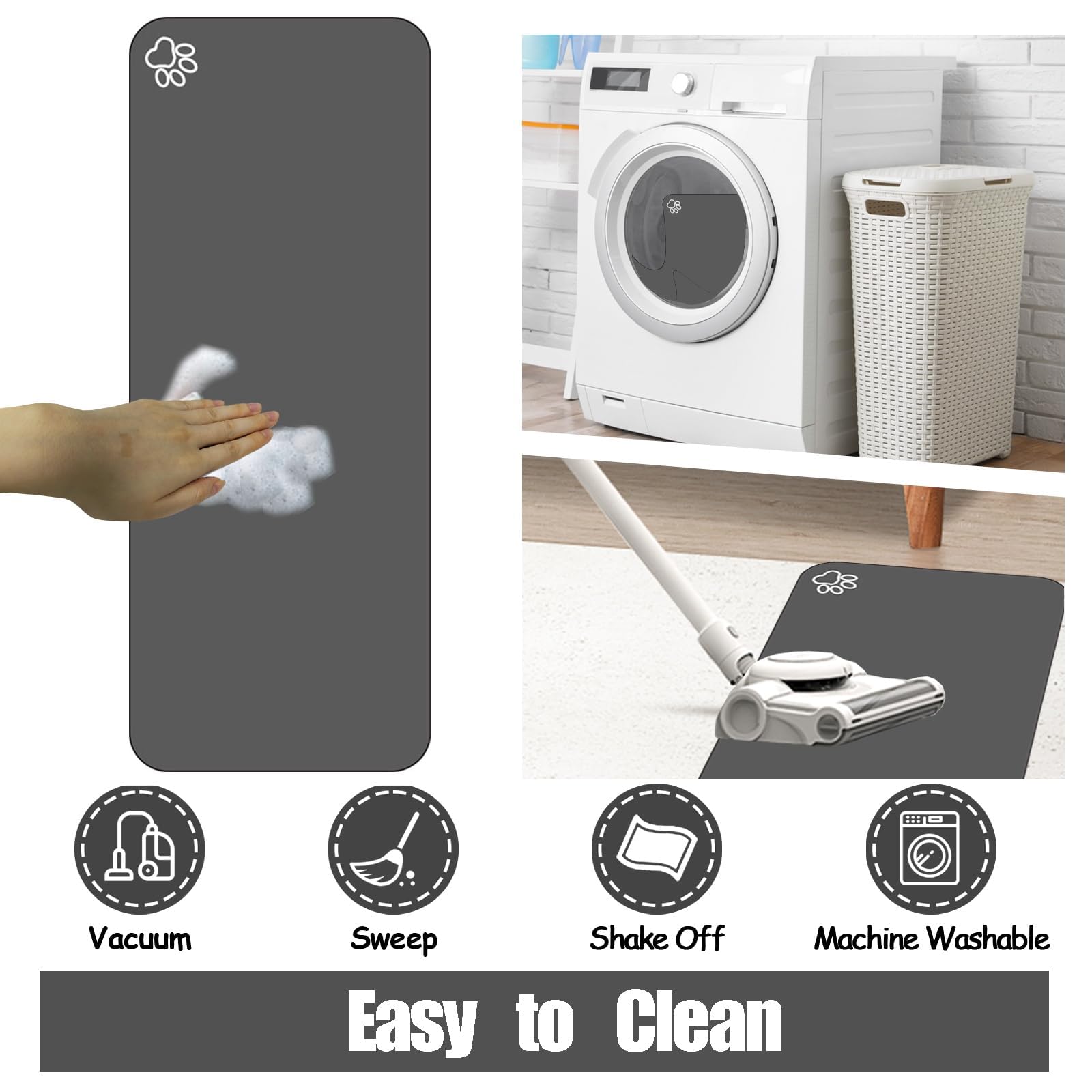 Tapis yuzshin nettoyage-rapide se rince et sèche rapidement.