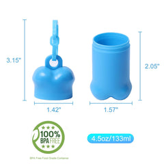 Conservateur compact Yvnicll pour croquettes, garde les friandises fraîches