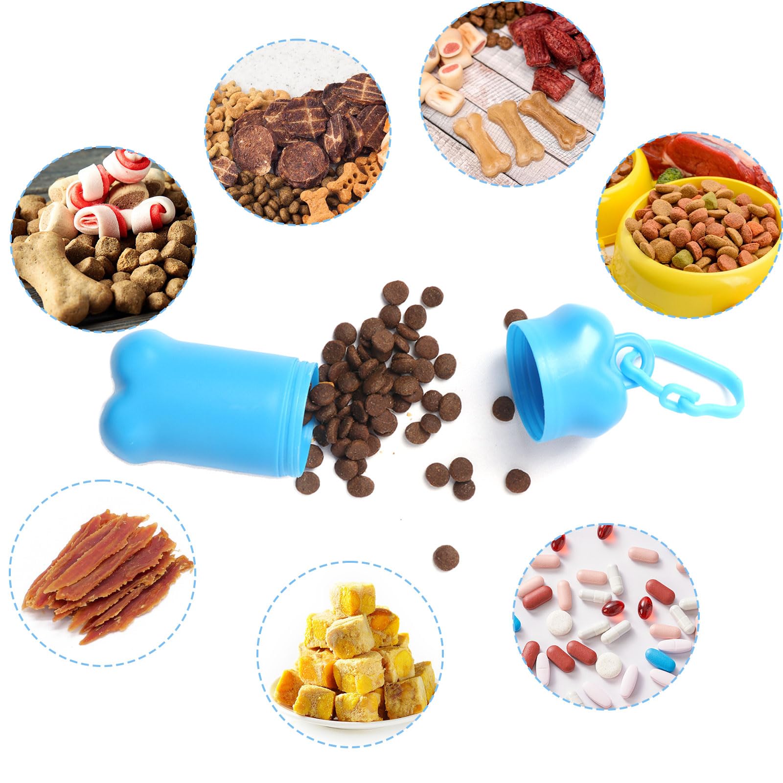 Utilisations multiples : friandises, médicaments et petits objets avec la pochette Yvnicll