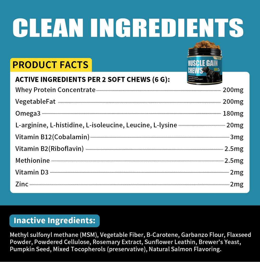 Multivitamines complets inclus dans les bouchées YWUJID pour une nutrition globale.