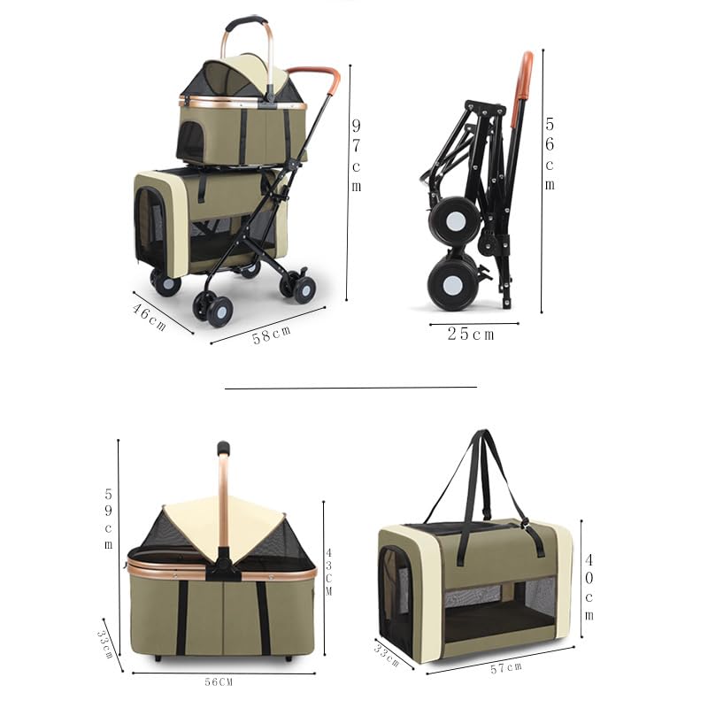 Deux cabines amovibles YYW avec coussins lavables et ventilation.