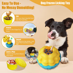 YZHDUXIU Design bleu et jaune attire l’attention du chien lors du jeu