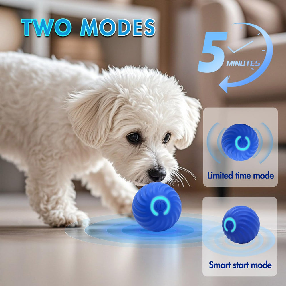 Balle Zabare, mode normal et mode intelligent activés par le comportement de l'animal.