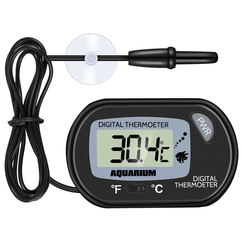 Thermomètre d'aquarium Zacro avec écran LCD lisible pour surveiller la température