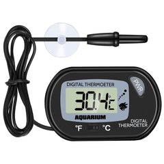 Thermomètre d'aquarium Zacro avec écran LCD lisible pour surveiller la température