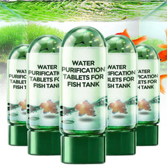 ZAIREG tablettes purification eau aquarium — bouteille prête à l'emploi pour clarifier l'eau.