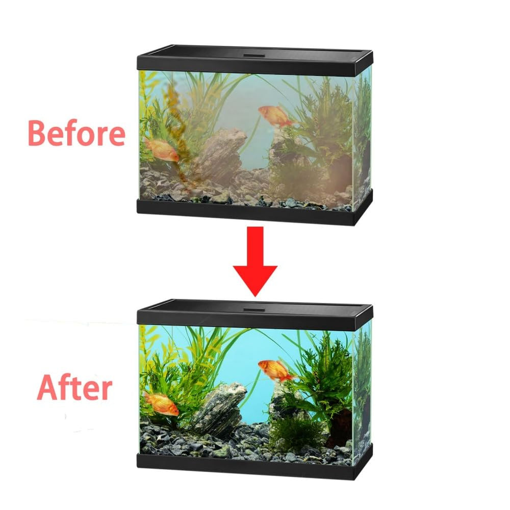 ZAIREG tablettes purification eau aquarium: eau claire et lumineuse rapidement.