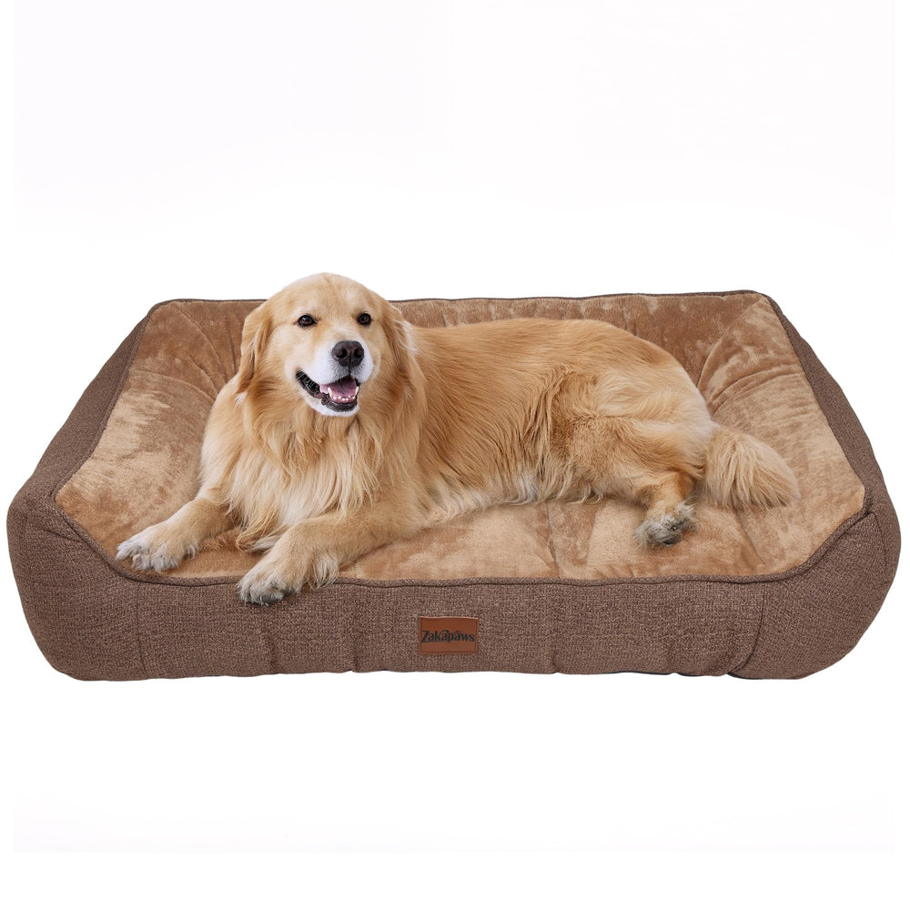 ZAKAPAWS lit-chien-orthopedique-taille-extra: soutien pour articulations et colonne.