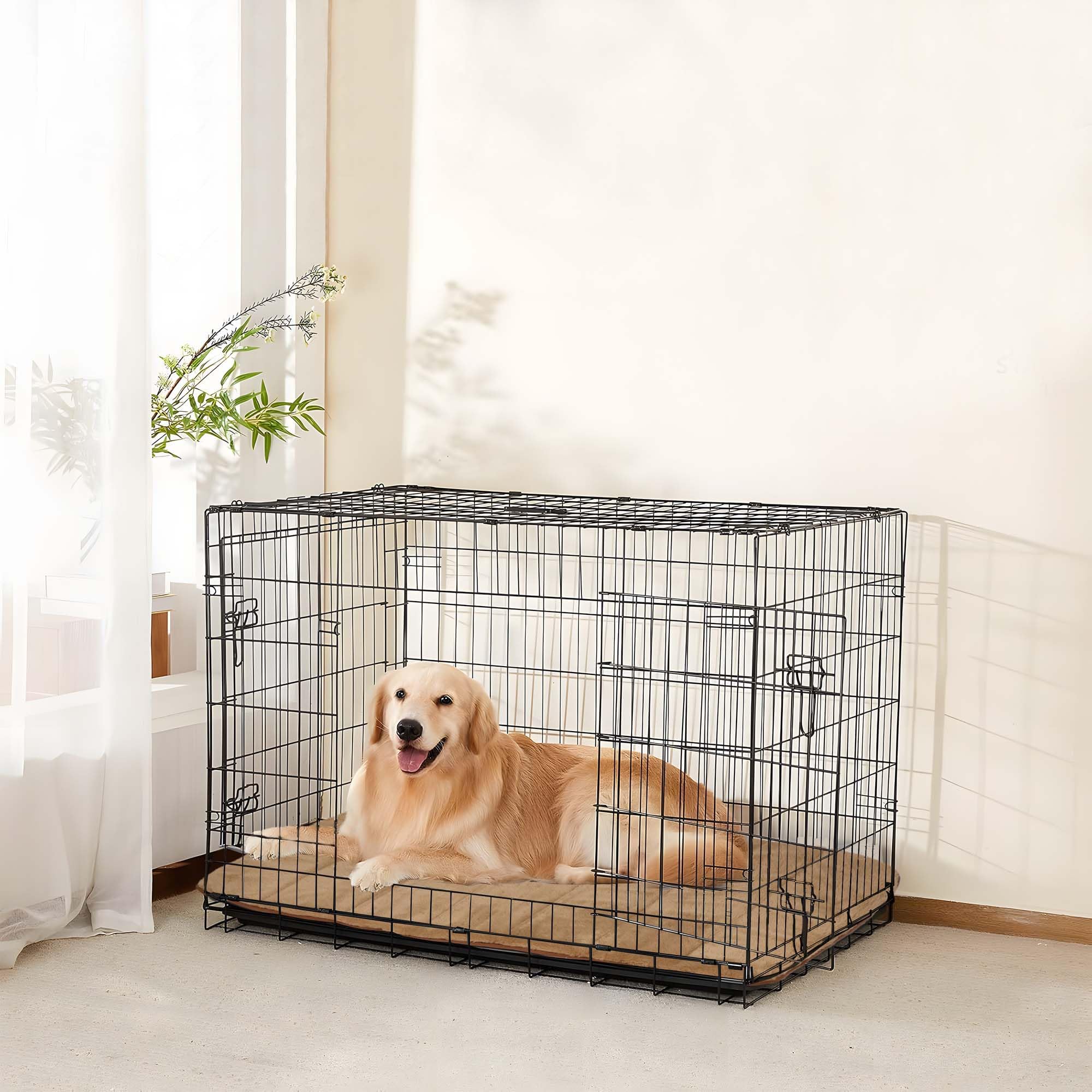 ZAKAPAWS lit pour chien tissu ultra-doux certifié OEKO-TEX pour un cocon apaisant.